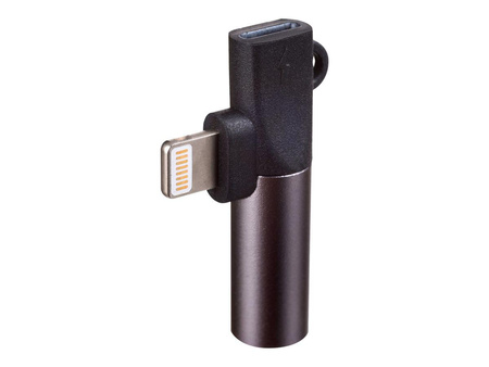 AKYGA Adapter AK-AD-63 Lightning m / Lightning f / Jack 3.5 mm
