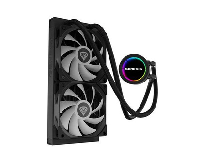 Chłodzenie wodne HYDRIA GENESIS 240 ARGB czarne