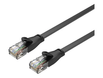 UNITEK C1811GBK Ethernet Kabel Płaski UTP Ethernet Cat.6 3m