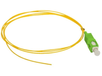 Alantec Pigtail SM 1J 9/125 (G.657.A1) wtyk SC/APC dł. 2 m "EASY STRIP" - najmniejszy dostępny promień gięcia (FOI-SCA-9SM-2-G657A)
