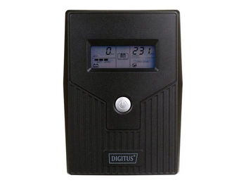 DIGITUS UPS Line-Ineractive BASIC LCD 600VA/360W 1x12V/7Ah AVR 2xSCHUKO CEE 7/7