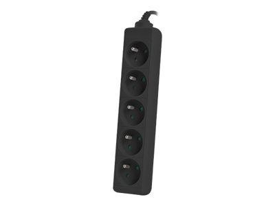 LANBERG PS0-05E-0150-BK Lanberg listwa zasilająca 1.5M Czarna 5X 230V PL KABEL WYKONANY Z PEŁNEJ MIEDZI