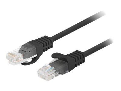 LANBERG Patchcord Cat.6 UTP 1.5m black 10-pack