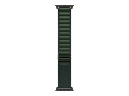 APPLE 49mm Dark Green Alpine Loop - Small - Black Titanium Finish
