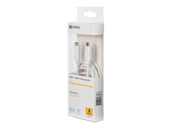 SANDBERG 136-17 Sandberg Kabel do ładowania USB-C 2M, 60W