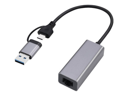 GEMBIRD USB 2.5G Gigabit network adapter space grey