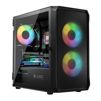Obudowa LOGIC PORTOS ARGB Mini USB 3.0 Black