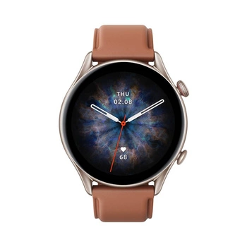 Smartwatch GTR3 Pro brązowa skóra