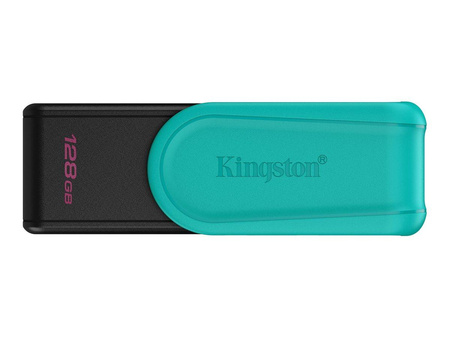 KINGSTON 128GB Portable USB 3.2 Gen 1 DataTraveler Exodia S Black/Turquoise