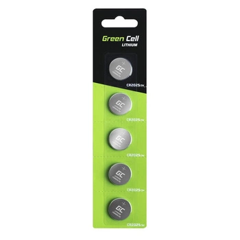 GREEN CELL BATERIE XCR04 5X CR2025 3V