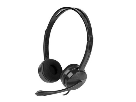 NATEC headset Canary Go with microphone black