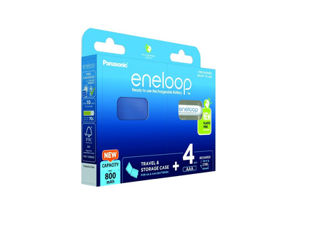 Akumulator Eneloop AAA 800 mAh 4 szt + pudełko 