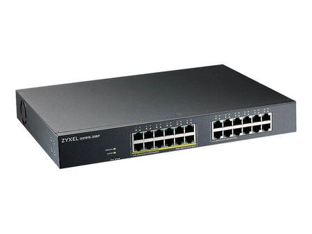 ZYXEL GS1915-24EP 24-port GbE of it 12 Ports PoE+ 130 Watt 802.3at Smart Switch NebulaFlex rackmount smart fan
