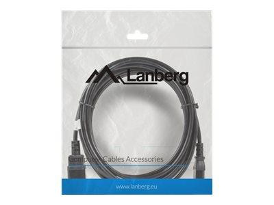 LANBERG CA-C13E-11CC-0050-BK Lanberg przedłużacz kabla zasilającego C13-> C14 5m VDE