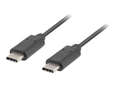 LANBERG CA-CMCM-10CU-0010-BK Lanberg kabel USB-C M/M 2.0 1M Czarny