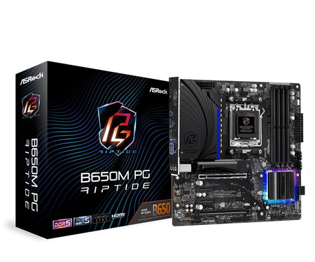 Płyta główna B650M PG RIPTIDE AM5 4DDR5 HDMI/DP mATX 