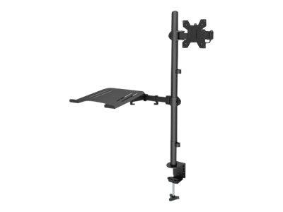 Uchwyt biurkowy Manhattan 13"-32", z półką na laptopa