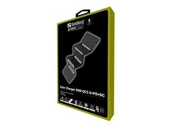 SANDBERG Solar Charger 40W QC3.0+PD+DC