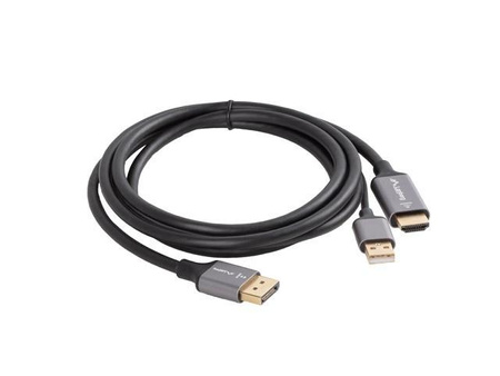 LANBERG Kabel HDMI M -> Displayport M 1.8m 4k czarny