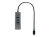 ITEC C31METALG3HUB i-tec USB C Metal 3 port HUB Gigabit Ethernet 1x USB C do RJ-45 3x USB 3.0 LED