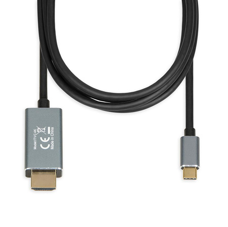 Kabel adapter iBOX ITVC4K USB-C do HDMI 1,8m - OTW OPAK