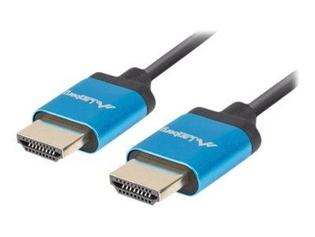 LANBERG HDMI M/M v2.0 cable 1m black 4K slim