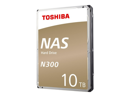 TOSHIBA HDWG11AEZSTA Dysk twardy Toshiba N300, 3.5, 10TB, SATA/600, 7200RPM, 256MB, BOX