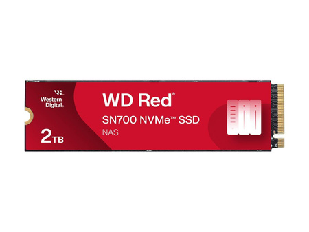 WD Red SSD SN700 NVMe 2TB M.2 2280 PCIe Gen3 8Gb/s internal drive for NAS devices