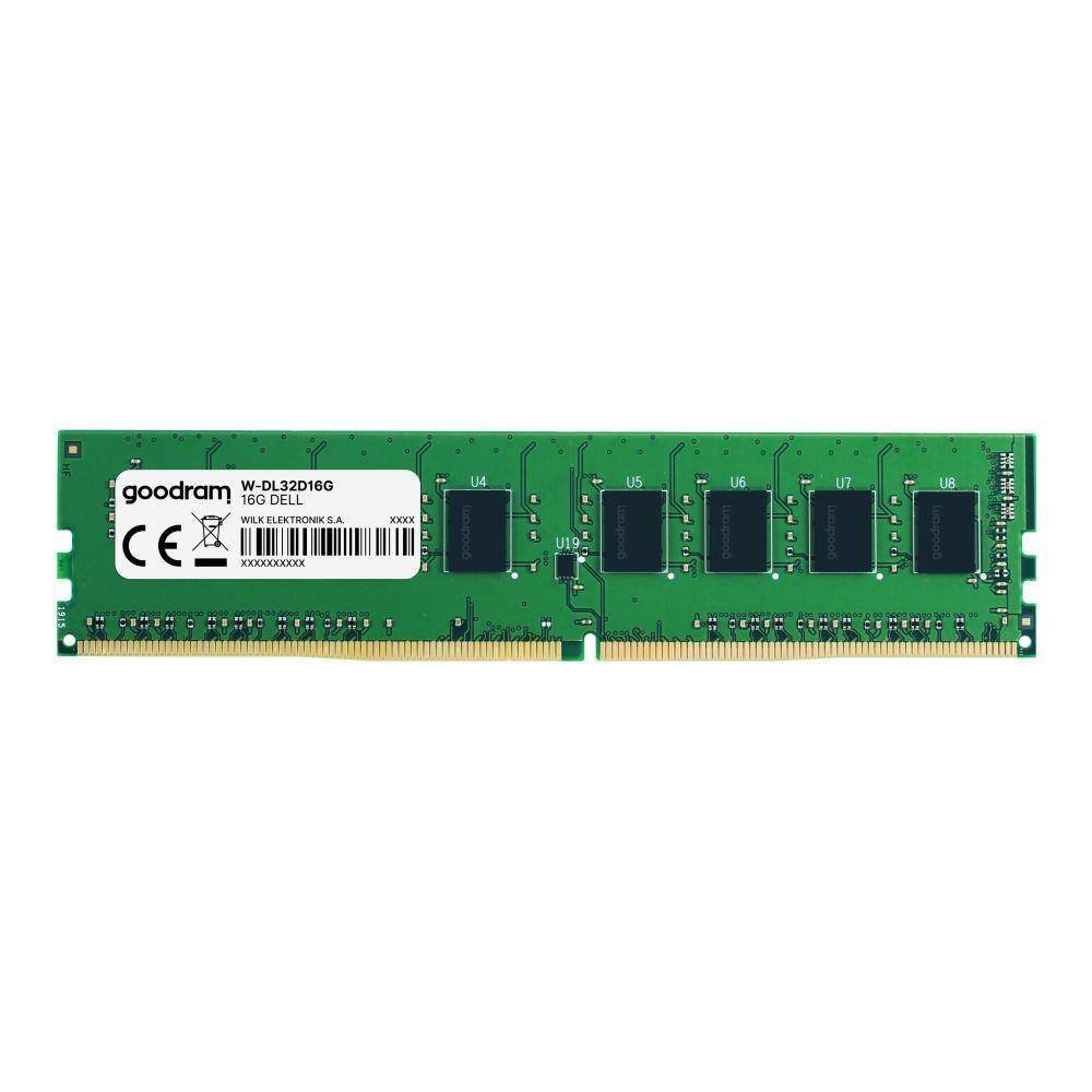 Pamięć DDR4 GOODRAM 16GB dedyk. DELL 3200MHz PC4-25600U CL22 1,2V   Podzespoły komputerowe \ Pamięci RAM \ Pamięci RAM DIMM - Sklep komputerowy  